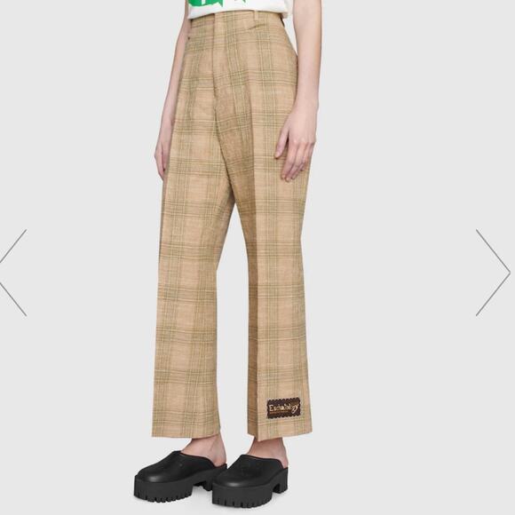 Gucci Platform Perforated GG Sandal Lug Sole Rubber Slides Closed Toe Black - Picture 6 of 16